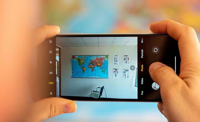 Giao diện camera trên Redmi 1