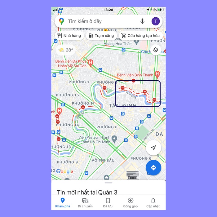 kiểm tra đường đi mùa dịch