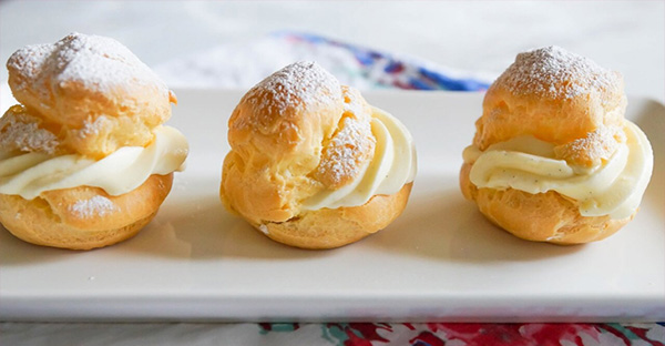 Cách làm bánh sukem bằng nồi chiên không dầu