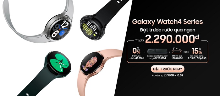Các ưu đãi khi đặt trước Galaxy Watch4 Classic tại Viettel Store