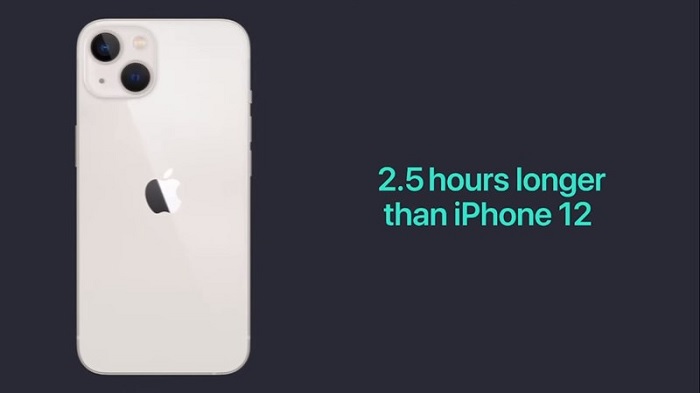 Thời lượng pin iPhone 13 series tăng hơn iPhone 12 series
