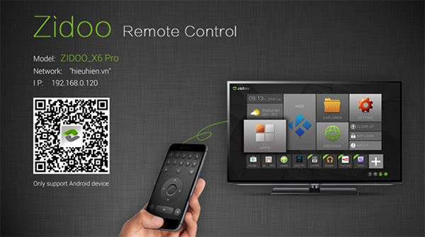 Ứng dụng điều khiển Android TV Box trên điện thoại