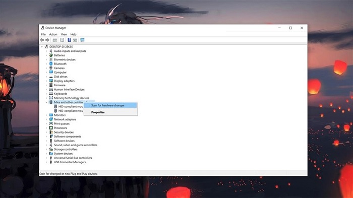 sửa lỗi laptop không nhận chuột