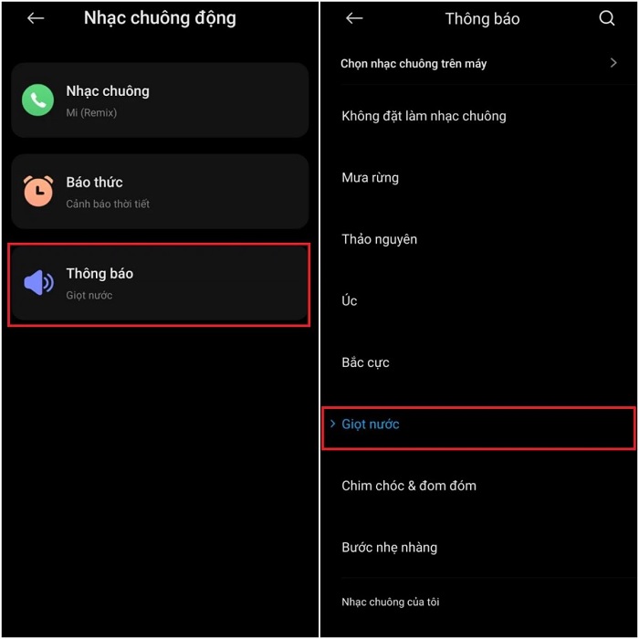 Thay đổi âm thông báo trên điện thoại Android