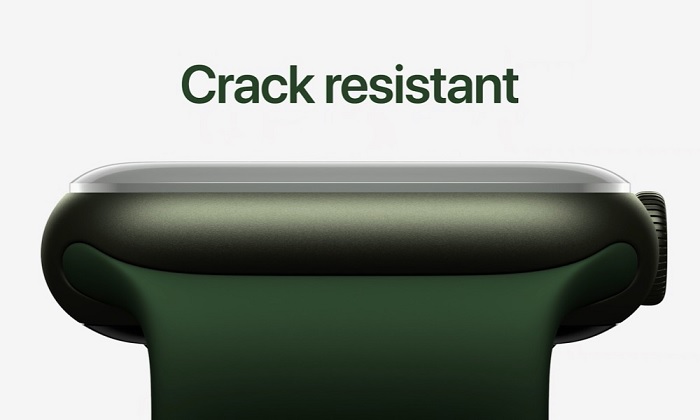 Màn hình Apple Watch Series 7 dày hơn