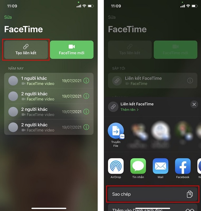 Cách mời người khác vào cuộc gọi FaceTime