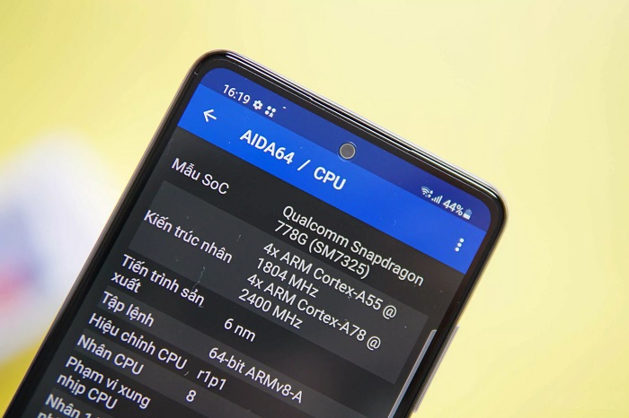 Galaxy A52s 5G chạy chip Snapdragon 778G 5G