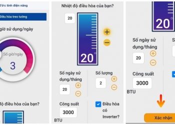 Ước tính điện năng từng thiết bị trong gia đình trên di động!