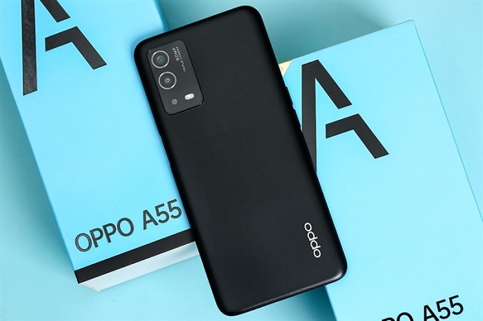 OPPO A55 phiên bản màu Đen Mạnh Mẽ