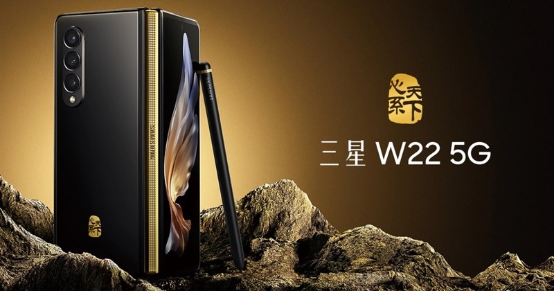 Samsung W22 5G ra mắt và bán độc quyền tại Trung Quốc, thiết kế mặt lưng gốm cùng nhiều tính năng cao cấp