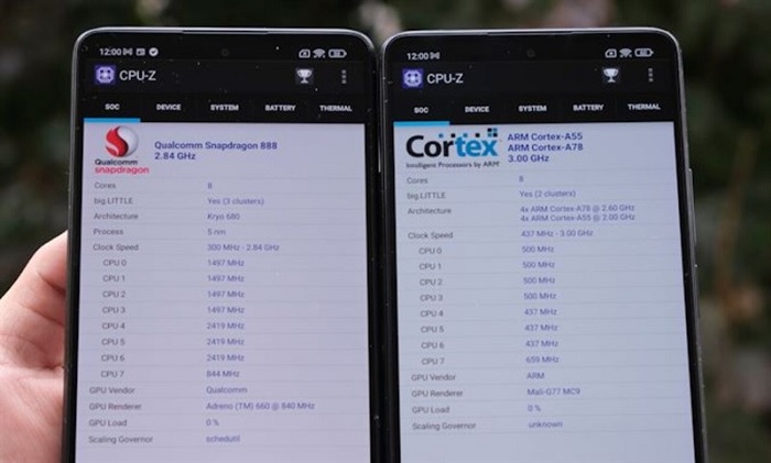Bộ đôi sở hữu con chip của Qualcomm và MediaTek, đều là dòng chip cao cấp nhất ở thời điểm hiện tại