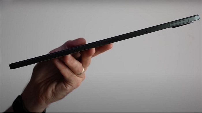 Xiaomi Pad 5 rất mỏng chỉ 6,85mm