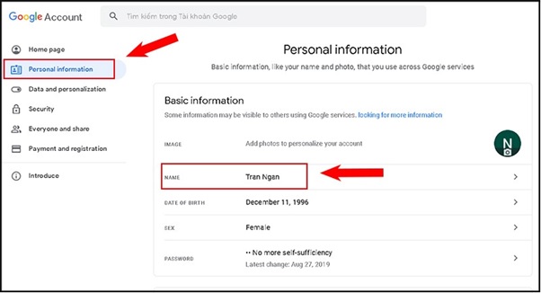cách đổi tên trên Google Meet