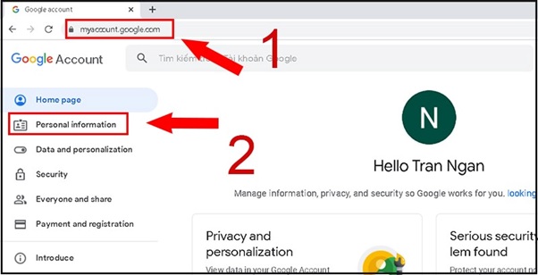 cách đổi tên trên Google Meet