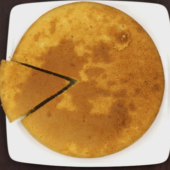 Thành phẩm bánh bông ban khi đã hoàn thành