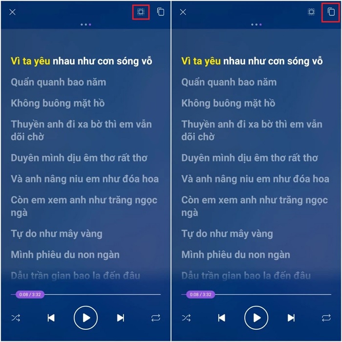 Cách sao chép lời bài hát trên Zing Mp3