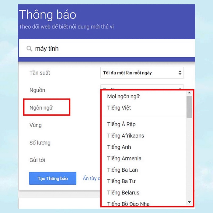 Cách sử dụng Google Alerts