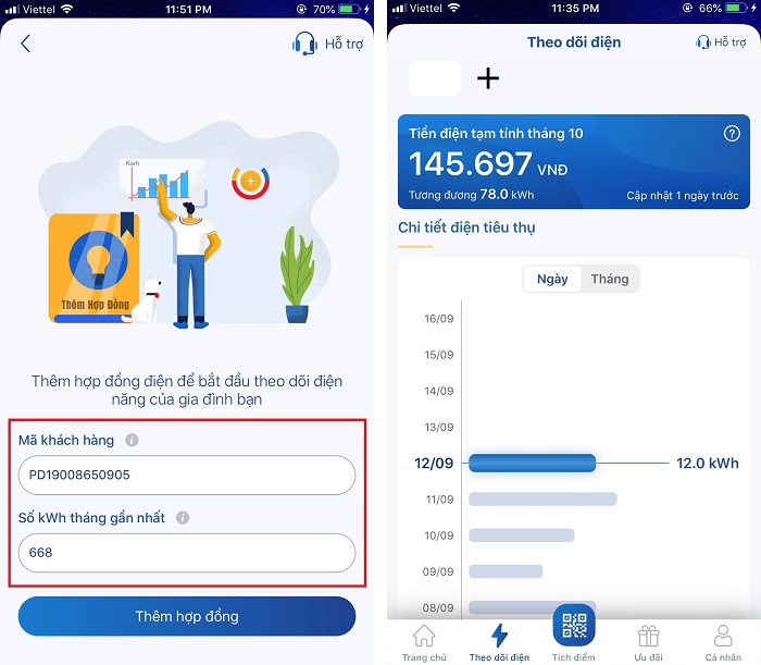 cách tra cứu tiền điện tiêu thụ