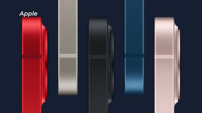 Các tùy chọn màu sắc trên iPhone 13