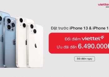 Đổi điểm Viettel++ nhận ngay voucher giảm đến 6.490.000 đồng khi đặt trước iPhone 13 Series chính hãng tại Viettel Store