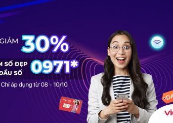 Siêu Sale 10/10 - Giảm 30% SIM số đẹp đầu số 0971** tại Viettel Store