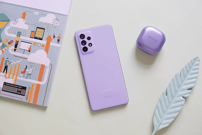 Mặt lưng Galaxy A52s 5G