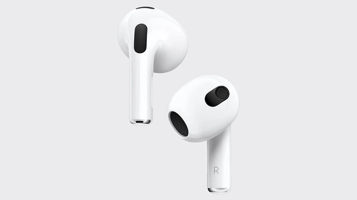 Thiết kế AirPods 3 được lấy cảm hứng từ AirPods Pro nhưng không đi kèm với tips cao su có thể thay thế