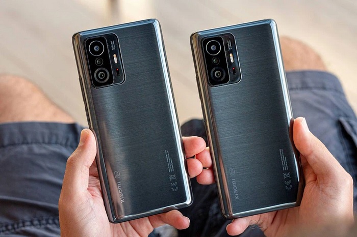 Mặt sau của Xiaomi 11T và Xiaomi 11T Pro