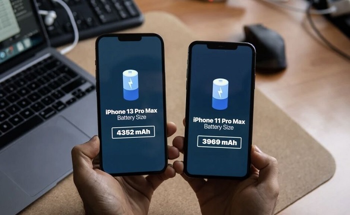 Pin iPhone 13 Pro Max và iPhone 11 Pro Max