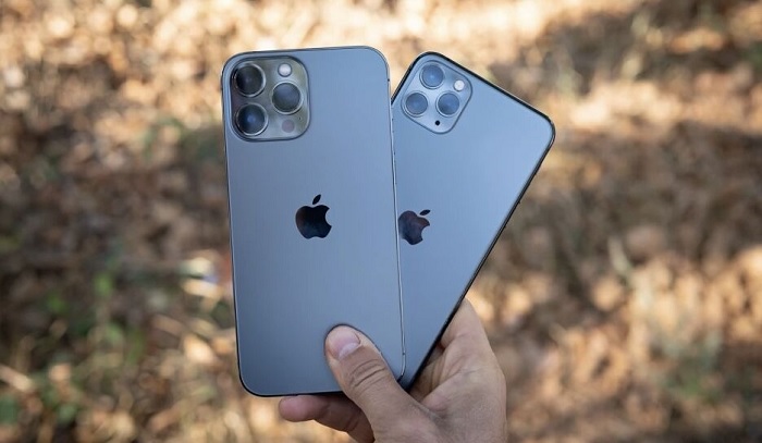 Camera sau trên iPhone 13 Pro Max và iPhone 11 Pro Max