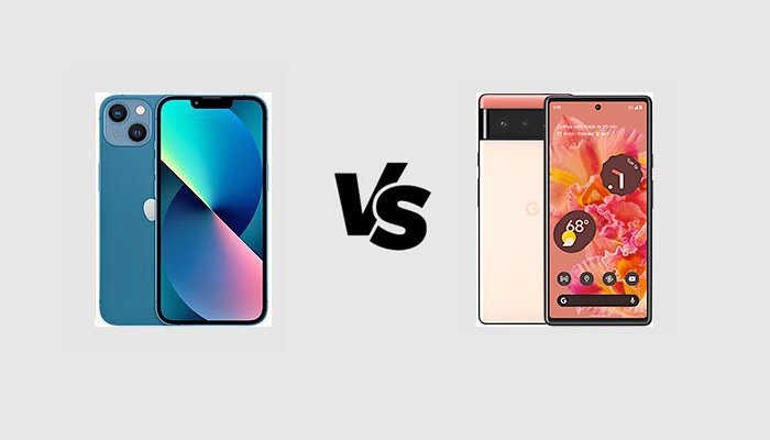 So sánh iPhone 13 và Google Pixel 6