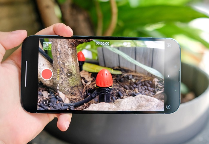 Giao diện camera trên iPhone 13 Pro Max