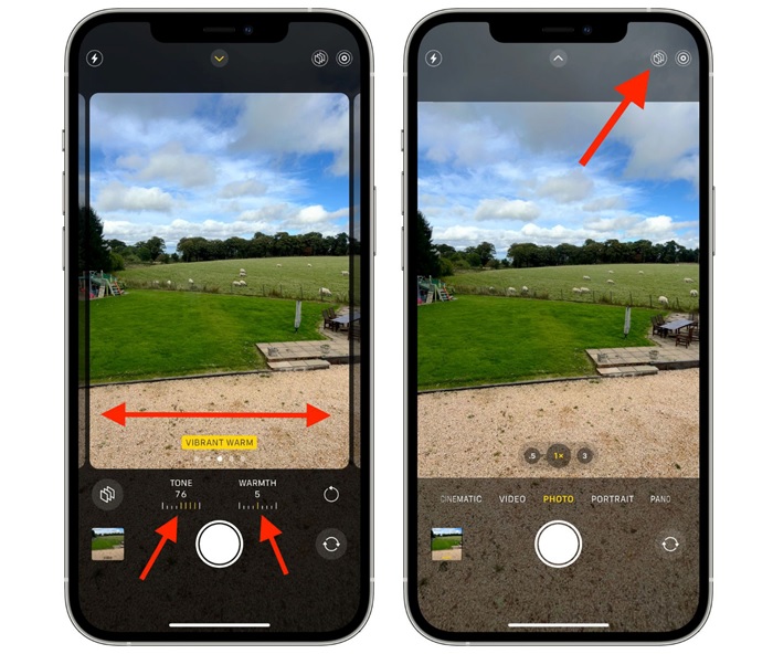 Điều chỉnh và nhấn chụp là có một bức ảnh mới
