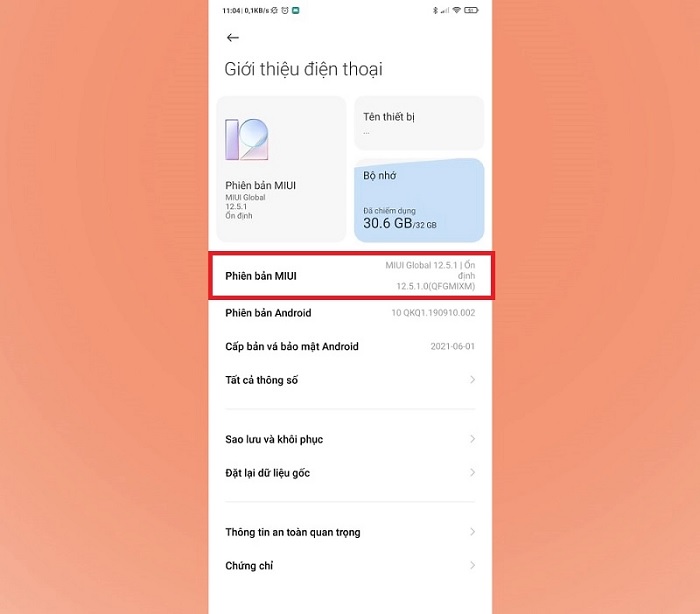 tối ưu hóa MIUI là gì