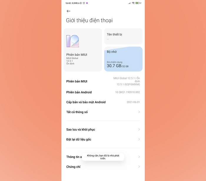 tối ưu hóa MIUI là gì