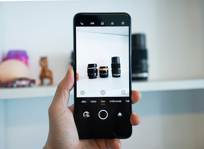 Giao diện camera OPPO A55