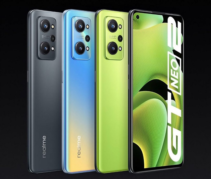 Realme GT Neo2 được bán ra với 3 tùy chọn màu sắc cho người dùng lựa chọn
