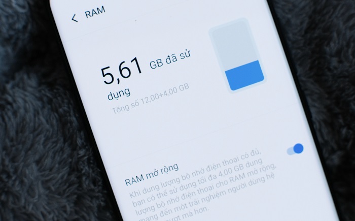 Vivo X70 Pro được tích hợp công nghệ RAM mở rộng