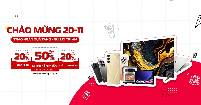 Chào mừng ngày 20/11 – Trao ngàn quà tặng – Gửi lời tri ân