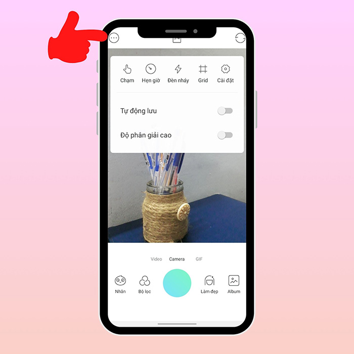 Cài đặt các chế độ