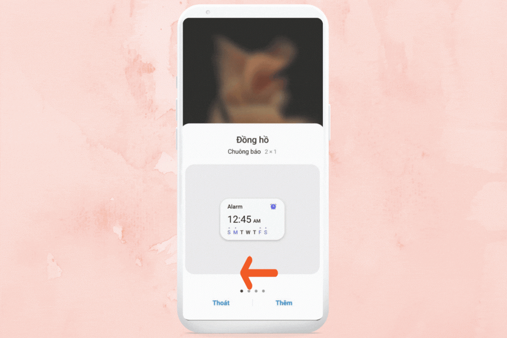 Chọn kiểu đồng hồ bạn mong muốn rồi click vào thêm