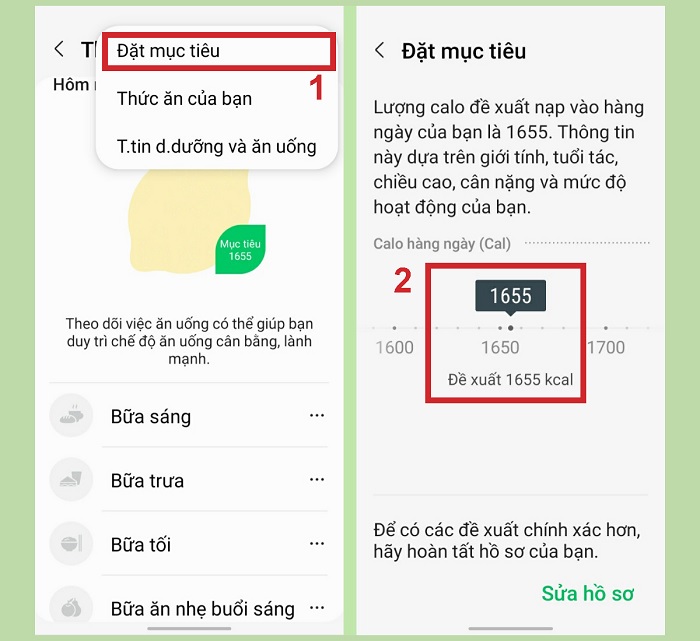 Đặt mục tiêu của bạn