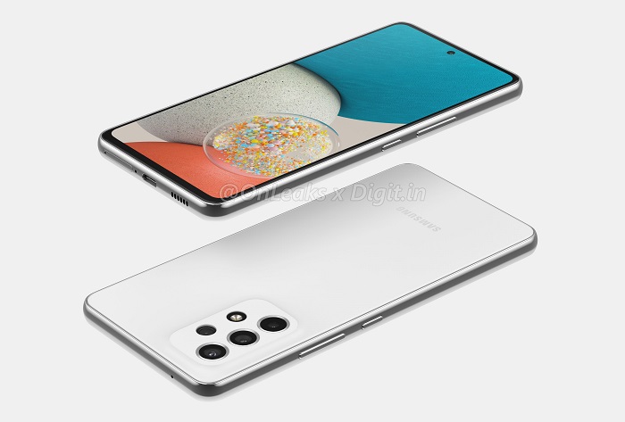 ảnh render của Galaxy A53 5G