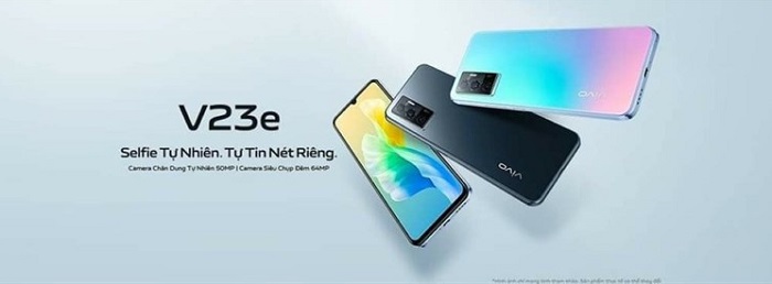 hình ảnh render Vivo V23e