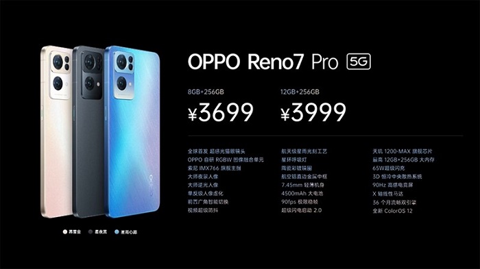 OPPO công bố giá bán Reno7 Pro