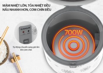 công suất của nồi cơm điện