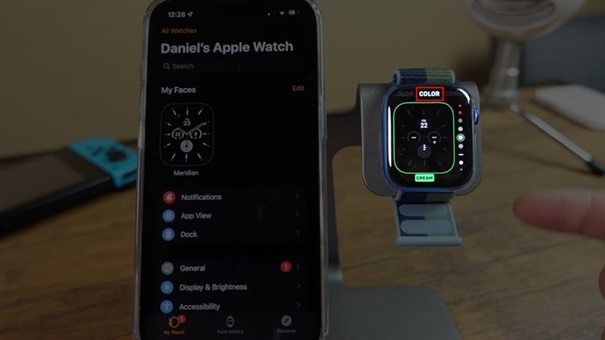 Chọn màu hiển thị