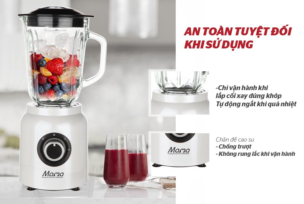 Cần đọc kỹ lưu ý trước khi sử dụng máy xay sinh tố