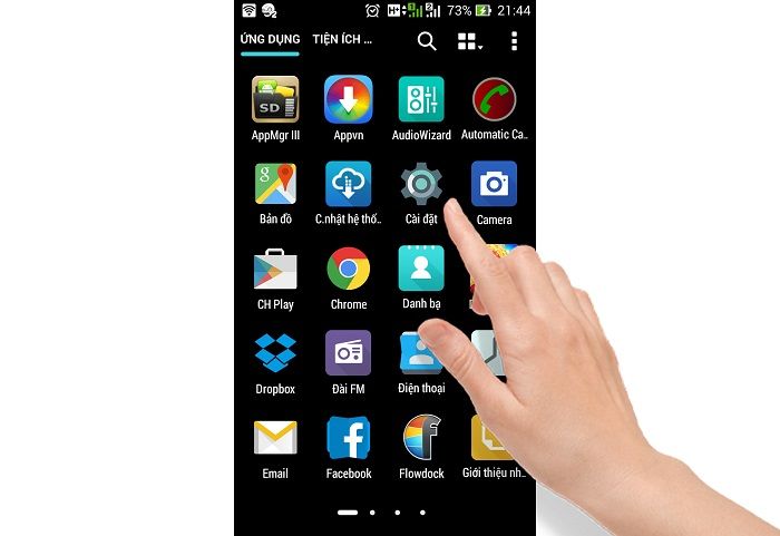 Khôi phục cài đặt gốc cho điện thoại khi gặp lỗi tự tăng giảm âm lượng tai nghe