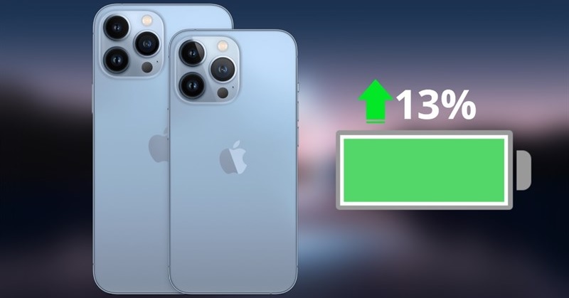 Cách tăng thời lượng dùng pin iPhone 13